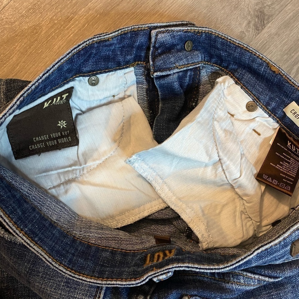Kut From The Kloth Lauren Crop Straight Leg - Picture 6 of 8